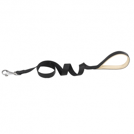 Correa Nylon Daytona G Negro para perros Ferplast