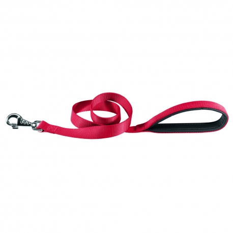 Correa Nylon Daytona G Rojo para perros Ferplast