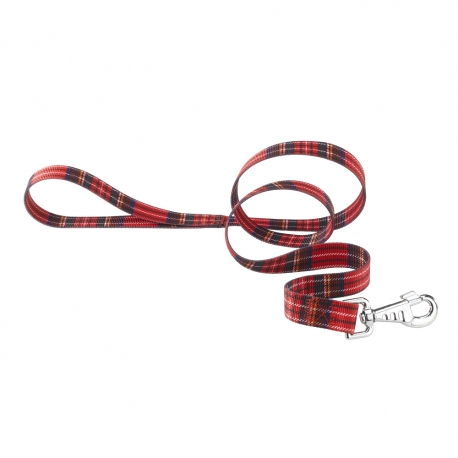 Correa Nylon Club G Tartan para perros Ferplast