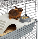 Jaula Rabbit 100 Double Negra Ferplast