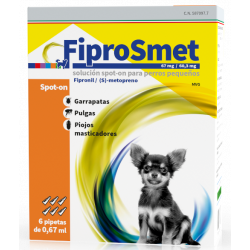 Fiprosmet pipetas antiparasitarias para Perros