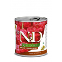 Farmina ND Dog Quinoa Skin Coat Venado comida húmeda para perros 6x285grs