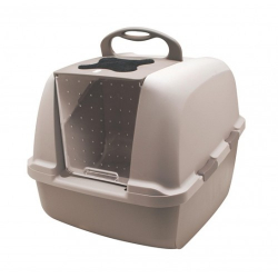 Catit Arenero Cerrado Jumbo Beige para gatos