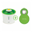 Catit Flower Fountain + Alfombrilla y Comedero para gatos