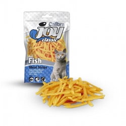 Calibra joy cat classic strips pescado snack para gatos