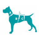 Arnes Ergotrekking P para perros Black Ferplast
