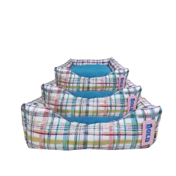 Cama Bold Key Blue Lines para perros