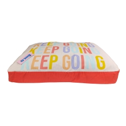 Colchón Bold Go Letters Orange Para Perros