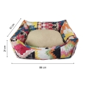 Cama Bold Key Beige Ethnic para perros