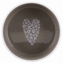 Comedero De Ceramica Trixie Corazon Crema