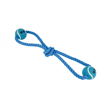 Cuerda Dental Con Pelotas Nayeco 50 Cm Para Perro