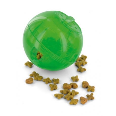 SlimCat Nayeco Bola Dispensadora Para Gatos Verde 8 Cm