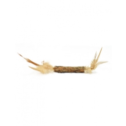 Juguete Silver Vine Con Pluma Nayeco Para Gato 22 Cm