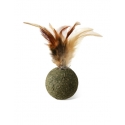 Pelota De Catnip Con Pluma Nayeco Para Gato 4,2 Cm