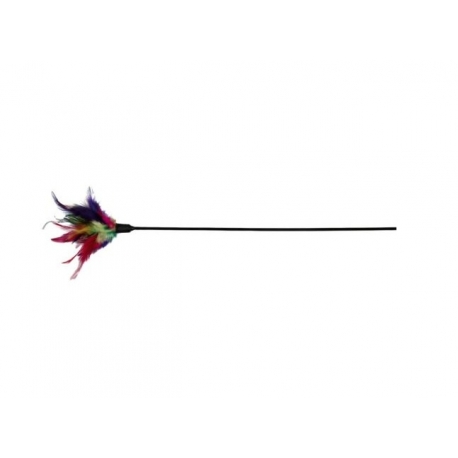 Caña Con Plumas Multicolor Vitakraft Para Gatos 45 Cm