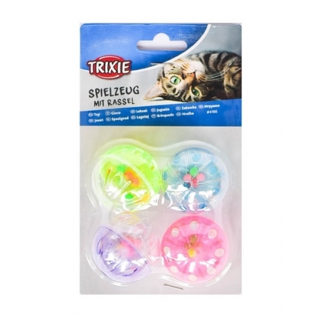 Pack Pelotas Sonajero Trixie Para Gato 4,5 Cm