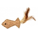 Pez De Corcho Con Pluma Nayeco Para Gato 9,5 Cm