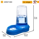 Tolva Azimut Ferplast Comida Y Agua 3 Litros