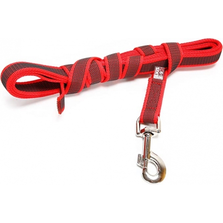 Correa para perro Julius K-9 Engomada Sin Asa Rojo (+10kg)
