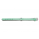 Collar Gloria Pets De Piel Acolchado Color Verde Para Perros