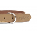 Collar Gloria Pets Nobuk Color Blanco Para Perros