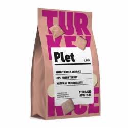 Pienso Plet para Gatos esterilizados - Pavo con arroz