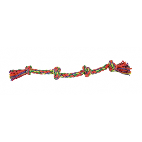 Cuerda Dental Nayeco Con Cuatro Nudos Para Perro 67 Cm