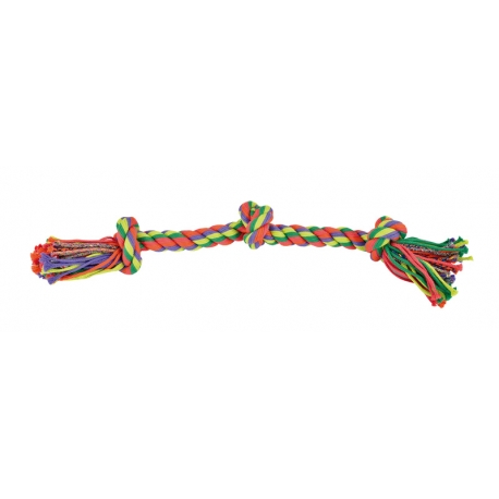 Cuerda Dental Nayeco Con Tres Nudos Para Perro 52 Cm