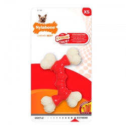 Mordedor Nylabone Extreme Double Bone Para Perro XS