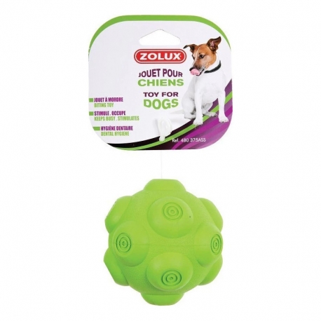 Juguete Caucho Zolux Eratic Bouncer Para Perro 7,5 Cm