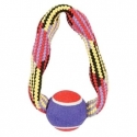Juguete Cuerda Con Pelota Zolux Para Perro 23 Cm