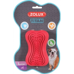 Juguete Titan Rubber Rojo Zolux Para Perro L