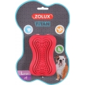 Juguete Titan Rubber Rojo Zolux Para Perro L