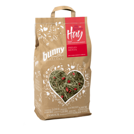 Bunny Heno Prados Conservados Fresa Menta 100 g
