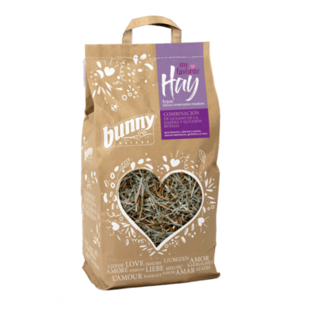 Bunny Heno Prados Conservados Gusanos Harina Bufalo 100 g