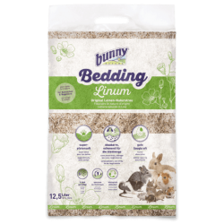 Bunny Lecho Natural Lino 12,5 L Para Conejos Y Roedores