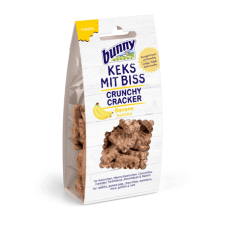Bunny Snack Crunchy Cracker Sabor Plátano 6x50 g