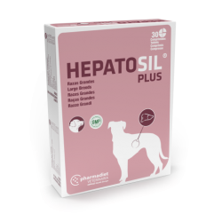 Hepatosil Plus Suplemento Hepatico en Perros de Razas Grandes 30 cpd