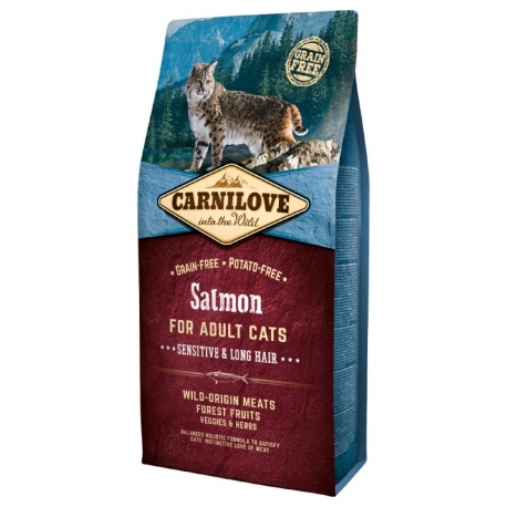 Carnilove-Adult Salmon Sensitive & Long Hair (1)