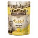 Carnilove Cat Kitten Pouch sabor Conejo