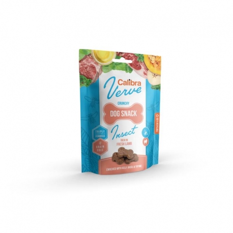Calibra Snack Verve Crunchy con Insectos y Cordero