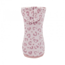 Nayeco Dog Sudadera Cap Pink Animal Print