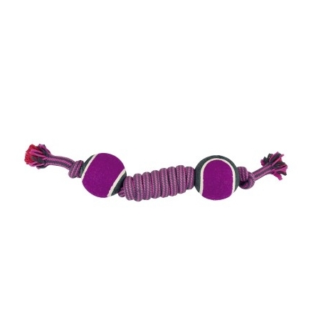 Nayeco Dog Cuerda Nudo 2 Pelotas 38 cm