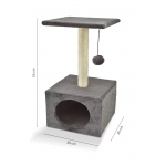 Rascador para Gatos Bold Cat Bliss 30x30x55cm