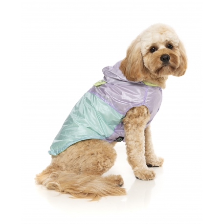 Chubasquero para perros FuzzYard Ormond Morado