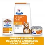 Pack de latas Hills c/d. 156 gr. para gato con problemas urinarios