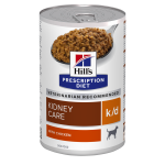 Pack de latas Hills Prescription Diet k/d para perro con problemas renales con pollo
