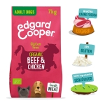 Pienso para perros Edgard & Cooper de ternera y pollo ecológico