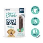 Sticks dentales para perros grandes Edgard & Cooper con menta y fresa