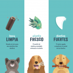 Sticks dentales para perros medianos Edgard & Cooper con manzana y eucalipto